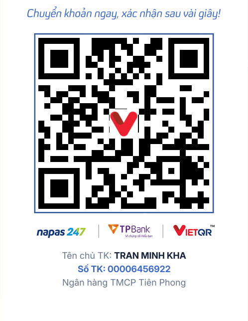 Mã QR Chuyển Khoản TPBank TRAN MINH KHA
